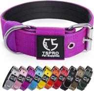 tspro tactical collar military purple m logo