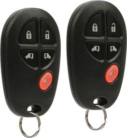 img 2 attached to Key Fob Keyless Entry Remote Fits 2004-2016 Toyota Sienna (GQ43VT20T 5-Btn