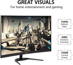 img 2 attached to ViewSonic VX3268-2KPC-MHD Monitor: FreeSync Premium 144, Anti-Glare, and High Definition Display