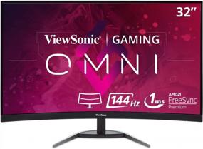 img 4 attached to ViewSonic VX3268-2KPC-MHD Monitor: FreeSync Premium 144, Anti-Glare, and High Definition Display