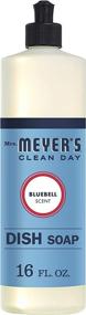 img 4 attached to Mrs. Meyer's Bluebell Dish Soap: Cruelty-Free Formula, 16 oz - Pack of 3 - Effective Cleaning Solution