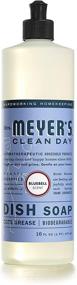 img 3 attached to Mrs. Meyer's Bluebell Dish Soap: Cruelty-Free Formula, 16 oz - Pack of 3 - Effective Cleaning Solution