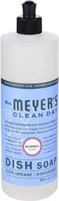 img 1 attached to Mrs. Meyer's Bluebell Dish Soap: Cruelty-Free Formula, 16 oz - Pack of 3 - Effective Cleaning Solution