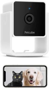 img 4 attached to Enhanced Pet Monitoring: Petcube Cam with Vet Chat, 1080p HD Video, Night Vision, Two-Way Audio & Magnet Mounting