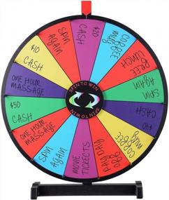 img 3 attached to Stand Out At Trade Shows With WinSpin'S 24" Tabletop Spinning Prize Wheel And Fortune Spin Game