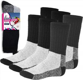 img 4 attached to Extra-Warm Winter Boot Socks For Men And Women - 3 Pairs Of Merino Wool Thermal Socks By Debra Weitzner For Cold Weather