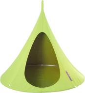 vivere bonsai cacoon hanging chair, leaf green color logo