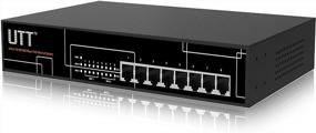 img 3 attached to UTT S1080GP 8-Port Gigabit Ethernet PoE Switch With 8 150W PoE Ports, Supports 802.3Af/At, Perfect For IP Camera Networks