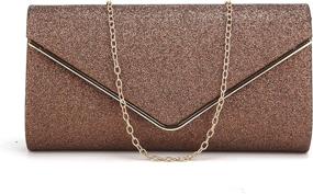 img 4 attached to Nodykka Evening Shoulder Envelope Handbags Women's Handbags & Wallets - Clutches & Evening Bags