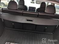 img 1 attached to Tesla Model Y Cargo Cover: Retractable Waterproof Rear Trunk Shade For Luggage Security And Privacy - Compatible With 2020 To 2022 Models (Manufactured Before June 2022) review by Oscar Kaufman