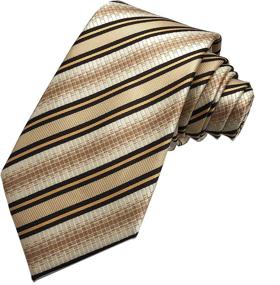 img 3 attached to 👔 Veegood Classic Jacquard Striped Z04 Men's Accessories - Ideal for Ties, Cummerbunds, and Pocket Squares, Perfect for SEO