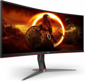 img 1 attached to AOC CU34G2X: Ultimate Immersive, Frameless Ultrawide Screen for HD Gaming and More!