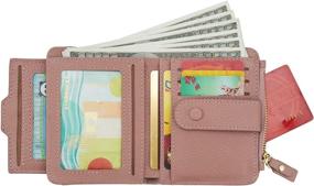 img 3 attached to Womens Leather Wallet Window Sleeve Women's Handbags & Wallets : Wallets