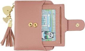 img 1 attached to Womens Leather Wallet Window Sleeve Women's Handbags & Wallets : Wallets