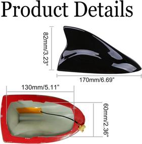 img 2 attached to Takilma Shark Antenna Signal Aerial Car Electronics & Accessories good for Car Electronics Accessories