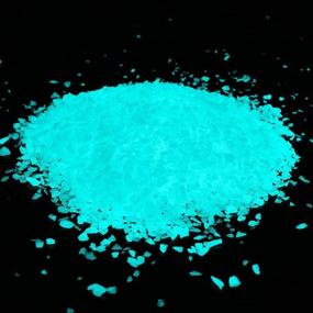 img 4 attached to Shiny Stone Glow in The Dark Gravel: Decorative 🌟 Aquarium Gravel for Fairy Gardens and Fish Tanks, Aqua, 3-5mm