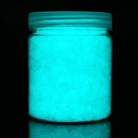 img 2 attached to Shiny Stone Glow in The Dark Gravel: Decorative 🌟 Aquarium Gravel for Fairy Gardens and Fish Tanks, Aqua, 3-5mm