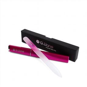img 2 attached to Best Crystal Nail File Set – G.Liane Professional Nail File Manicure Pedicure Kit For Natural Nails Acrylic Nails Gels Nails Manicure Tools For Home And Salon (Rainbow Pink)