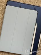 img 1 attached to Slim Fit Trifold Stand Folio Front IPad Pro 12.9 2020 & 2018 Case With Pencil Holder - Poetic Lumos X Series review by Corey Ford
