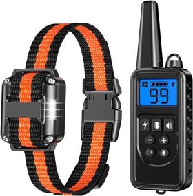 img 4 attached to Advanced Dog Training Collar with Remote - 3 Modes, Beep, Vibration, Shock - Adjustable Levels - Long 2600Ft Control - For Large Medium Dogs (1 Count)