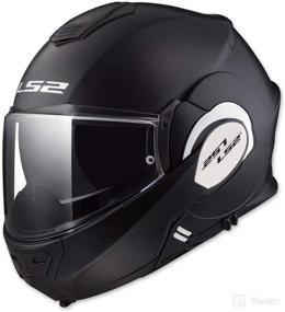 img 2 attached to LS2 Helmets Motorcycles & Powersports Modular Valiant Helmet (Medium, Matte Black)