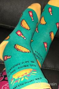 img 4 attached to Novelty Women'S Socks - Pickle, Taco, Avocado, Donut Patterns - Fun And Whimsical Gifts