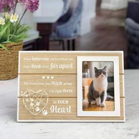 img 3 attached to GIFTAGIRL Popular Dog Memorial Gifts - Beautiful Pet Memorial Gifts Or Pet Loss Gifts. Our Classy Cat Or Dog Memorial Picture Frame Will Show Someone You Care. Loss Of Dog Gifts Or Cat Memorial Gifts