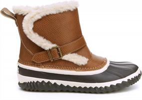 img 2 attached to Stay Warm And Dry With JBU By Jambu'S Women'S Grizzly Waterproof Mid Calf Boot