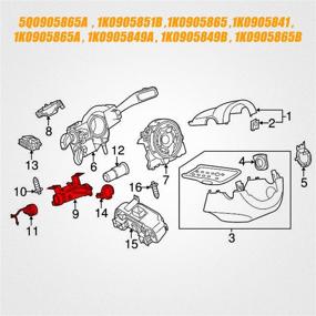 img 1 attached to 1K0905851B Ignition Compatible 2003 2013 Volkswagen