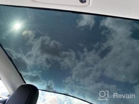 img 8 attached to Защитите свою Tesla Model 3 с помощью солнцезащитного козырька Jaronx для стеклянной крыши и комплекта УФ/теплоизоляционной пленки — непревзойденная защита люка на крыше!