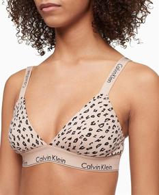 img 1 attached to Calvin Klein Triangle Crossback Bralette Women's Clothing in Lingerie, Sleep & Lounge