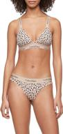 calvin klein triangle crossback bralette women's clothing in lingerie, sleep & lounge logo