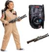 get your kids ready to bust some ghosts: official ghostbusters classic jumpsuit with proton pack accessory logo