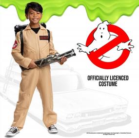 img 3 attached to Get Your Kids Ready To Bust Some Ghosts: Official Ghostbusters Classic Jumpsuit With Proton Pack Accessory