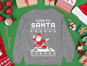 img 1 attached to 🎄 Tstars Medium Boys' Christmas Sweater Sweatshirt - Fashionable Hoodies & Sweatshirts for Kids