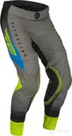 fly racing lite pants (grey/blue/hi-vis logo