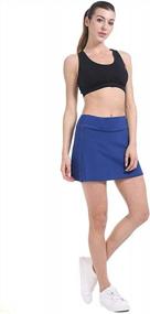 img 3 attached to Women'S Tennis Skorts With Pockets: ZEALOTPOWER Sports Skirts For Running, Golf & Summer Athletics