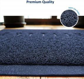 img 1 attached to WePet M Size Cat Litter Mat - Durable PVC Rug With Scatter Control And Waterproof Urine Protection For Easy Clean-Up