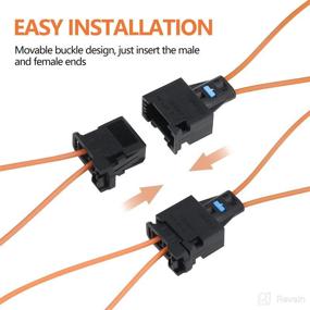 img 3 attached to 🔌 2-Piece Fiber Optic Loop Bypass Adapter Set for Benz Audi Mercedes BMW VW Porsche by Velidy