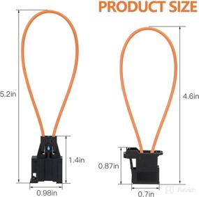 img 1 attached to 🔌 2-Piece Fiber Optic Loop Bypass Adapter Set for Benz Audi Mercedes BMW VW Porsche by Velidy