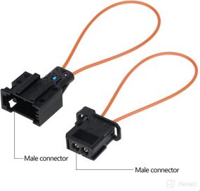 img 2 attached to 🔌 2-Piece Fiber Optic Loop Bypass Adapter Set for Benz Audi Mercedes BMW VW Porsche by Velidy