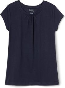 img 4 attached to 👚 Stylish French Toast Short Sleeve Girls' Clothing: Tops, Tees & Blouses for Girls