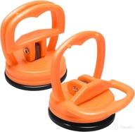 genwei car dent puller, dent removal kit, suction 🍊 cup dent puller kit for car dent repair (2 pack, orange) logo