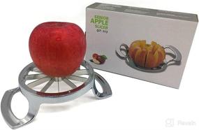 img 3 attached to 🍏 Efficient Apple Corer & Slicer: XIAODAXIA 12-Blade Large Apple Cutter - Updated Version with Super Sharp Aluminium-Plated and Stainless Steel Blades