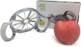 img 2 attached to 🍏 Efficient Apple Corer & Slicer: XIAODAXIA 12-Blade Large Apple Cutter - Updated Version with Super Sharp Aluminium-Plated and Stainless Steel Blades