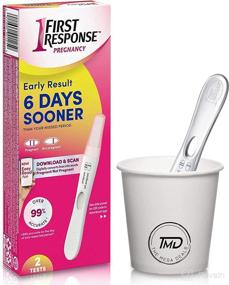 img 4 attached to 🤰 Mega Deals: First Response Early Result Pregnancy Test Bundle – 2 Test Strips, 2 Urine Cups Included!