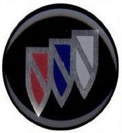 grant 5631 chrome button buick logo
