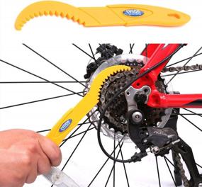 img 1 attached to Complete 6-Piece Precision Bicycle Cleaning Brush Tool Kit For Effective Maintenance Of Mountain, Road, Hybrid, City, And Folding Bikes By Vinqliq