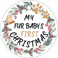 favia new year decorations on christmas tree ceramic ornament gift for my fur baby’s first christmas or thanksgiving логотип