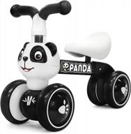 panda baby balance bikes - no pedal riding toy for 1-3 year olds - perfect gift for first birthday and holidays logo